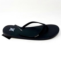 Hurley One and Only Black Womens Size 7 Thong Sandals CJ7266 010 - £14.22 GBP