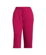 Terra &amp; Sky Women&#39;s Pull On French Terry Cloth Capris Pants, Rose Size 3... - $397.35 MXN