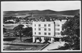 Dunoon, Scotland ca. 1920s RPPC - McColl&#39;s Hotel and Town View Postcard - £10.16 GBP
