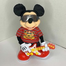 Mickey Mouse Disney T8140 Rock star Rock &amp; Roll Guitar Toy Sing Dance 20... - £20.83 GBP