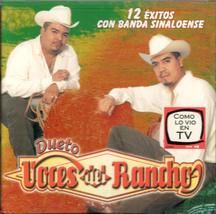 12 Exitos Con Banda Sinaloense [Audio CD] Dueto Voces Del Rancho - $10.88