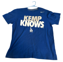 KEMP KNOWS Matt Kemp Los Angeles Dodgers MLB Nike Blue T-Shirt Men&#39;s XL ... - $530.45 MXN