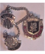 Sterling 1971 SRSH Spanish Club Pin w/2 Sterling Charms - $29.95