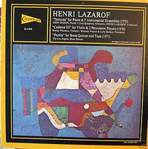 Henri Lazarof - Textures/Cadence III/Partita (LP, Album, gat) (Very Good... - £6.82 GBP