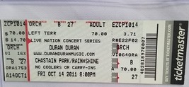 DURAN DURAN - ORIGINAL 2011 UNUSED WHOLE FULL CONCERT TICKET - €12,95 EUR