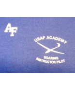 DISCONTINUED USAFA BLUE AIR FORCE ACADEMY SOARING GLIDER INSTRUCTOR SHIR... - $784.13 MXN