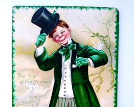 St Patricks Day Postcard Top Of The Mornin Man Signed Ellen Clapsaddle 1907 - $16.20