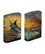 Guy Harvey Fishing Marlin Swordfish  540 Fusion Finish Zippo Lighter - $37.95