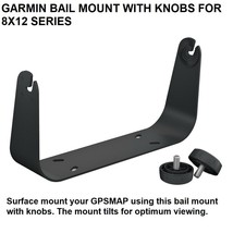 GARMIN BAIL MOUNT WITH KNOBS FOR 8X12 SERIES Mount Tilts For Optimum Vie... - $37.68