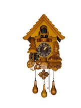 Sinix 612 Quartz Wooden Interior Cuckoo Wall Clock - £45.45 GBP