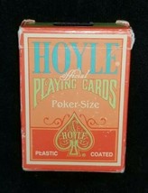 Hoyle Official Playing Cards Poker Size Plastic Coated Hoyle No 9015 NEON - $9.99