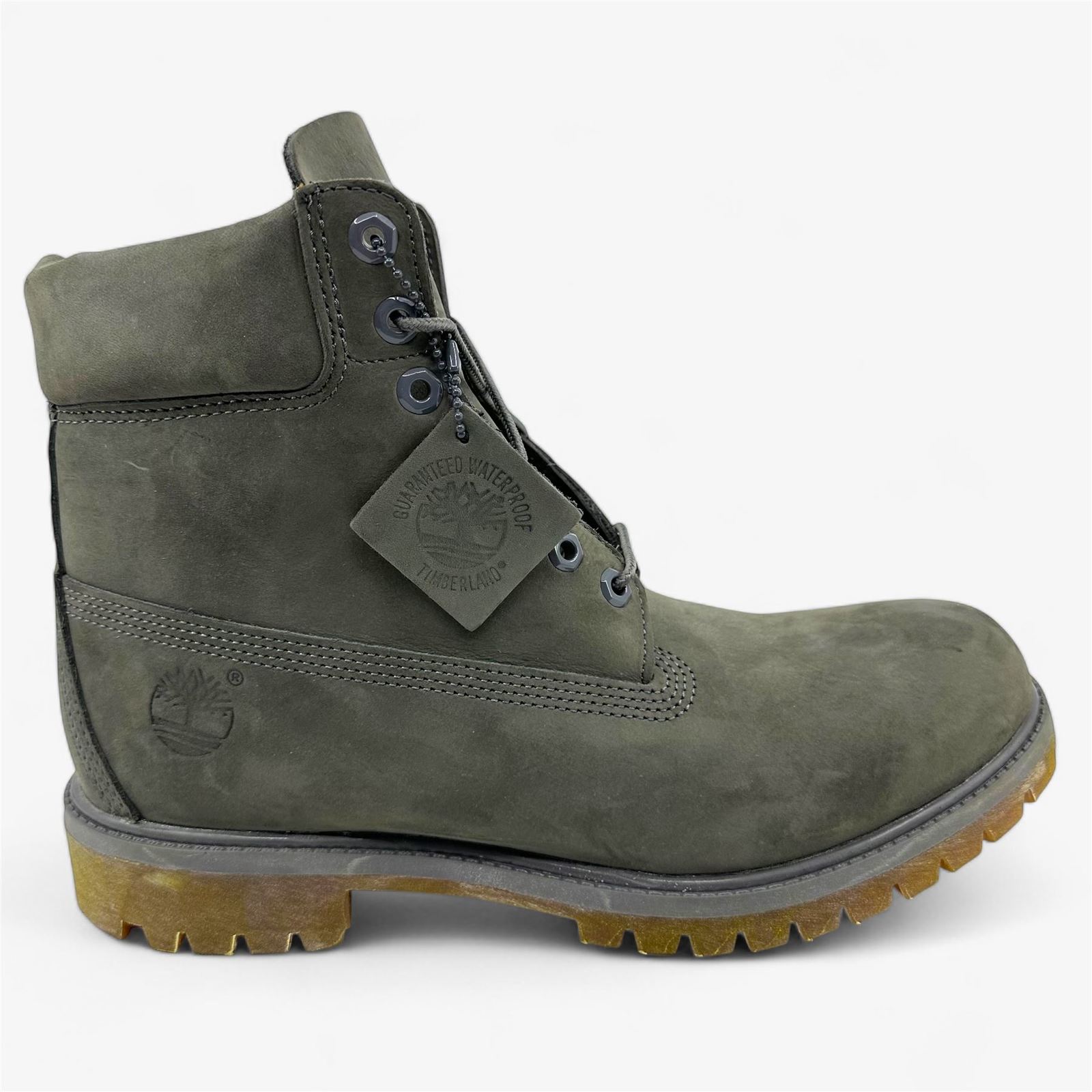 Timberland 6 Inch Premium Dark Grey Mens Boot Waterproof Combat