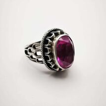 USSR Vintage Women's, Men's Ring "Thistle" 875 sterling silver, Jewelry,... - $180.00