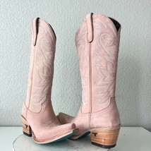 Lane SMOKESHOW Womens Cowboy Boots 9 Pink Leather Western Cowgirl Mid Ca... - $272.25