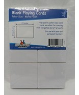 Apostrophe Games Blank Playing Cards Poker Size Matte Finish 3.5&quot; X 2.5&quot; - £28.01 GBP