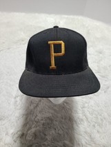 Pittsburgh Pirates Calhead Pro Fitted Hat Baseball Cap 7 3/8 Vintage MLB MADE US - £11.89 GBP