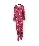 PJ Couture Footie Footed Fleece 1 PC Pajamas Pink Penguins Size XL NEW NWT - £38.77 GBP
