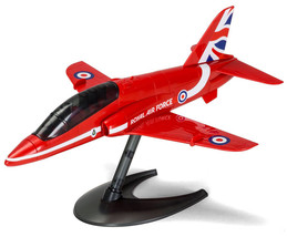 Skill 1 Model Kit Royal Air Force Red Arrows Hawk Aircraft Red Snap Together Pai - $34.72