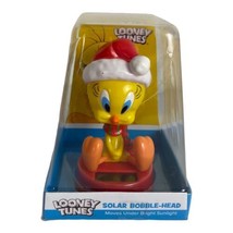 Looney Tunes Tweety Bird Solar Bobble Head Christmas Decoration Ruz NEW - £9.31 GBP