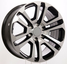 GMC Sierra Yukon Denali 1500 Wheels 20&quot; Black &amp; Machine Split Spoke Rims... - $939.51