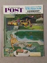 Saturday Evening Post July 22, 1961 - Olympian Lynn Burke - Vermont - Civil War - £5.32 GBP