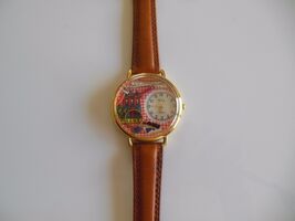 W.Y.L Ladies Quartz Watch Genuine Leather Strap Stainless Steel Back - $35.00