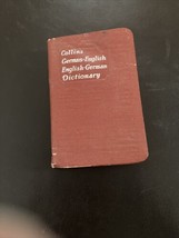 Vtg 1953 Collins German Gem Dictionary English - German German - English Pocket - £3.93 GBP