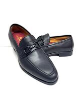BRUNO MAGLI MEN'S ROBERTO LEATHER SLIP ON LOAFER SHOES BLACK  SIZE 10.5 M - $3,482.14 MXN
