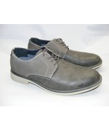 IZOD Men&#39;s 9.5 M Gray Memory Foam Lace Up Classic Oxford  Dress Shoes 82110 - £22.19 GBP