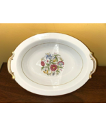 RARE Noritake LANGDON China - 11" Oval Vegetable Bowl w/ Handles - $12.62