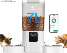 5G Wifi Automatic Dog Feeder with 7L Large Food Storage Container,Cat Fo... - $126.73