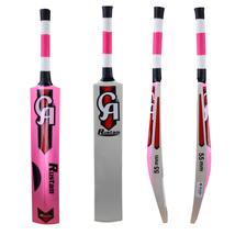 Ca Rustam Tennis Cricket Bat Kashmir Willow Cane Handle Soft Ball Cricket Bat - £45.14 GBP