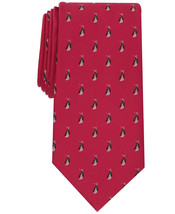 Club Room Men&#39;s Festive Penguin Tie in Red - £10.97 GBP