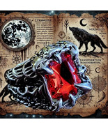 Ring of the Vampyric Lupus Sanguinem Luna Aduno Phylactery - Vampire/Lyc... - €204,16 EUR