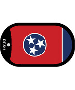 Tennessee State Flag Metal Novelty Dog Tag Necklace DT-511 - $15.95