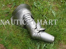 NauticalMart Renaissance Armor Knight Arms Armor Set LARP Silver - £153.00 GBP