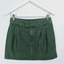 Free People Mini Skirt in Green Size UK 6 - NEW - $15.01