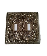 2 Toggle Switch Wallplate, Antique Brass 1968 - €34,05 EUR