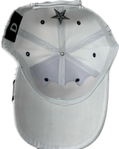 Dallas Star Adjustable Baseball Cap Hat White Blue Gray 3D Embroidered Star OSFM image 5