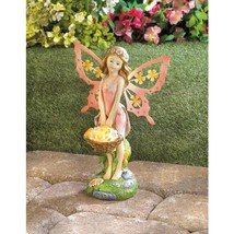 Solar Pink Fairy Garden Figurine - £30.37 GBP