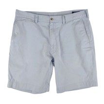 Polo Ralph Lauren Men&#39;s 36x9 Classic Fit Chino Shorts, Light Blue 100% Cotton - £18.34 GBP