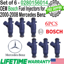 Genuine Bosch 6 Pieces Fuel Injectors for 2004-2008 Chrysler Crossfire 3.2L V6 - £93.52 GBP