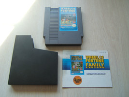 Classic Nintendo Wheel of Fortune Cartridge &amp; Booklet, Untested - £3.59 GBP