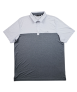 Travis Matthew Golf Polo Shirt Mens XL White Gray Performance Stretch Pima - $429.27 MXN