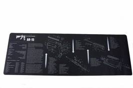 Gun Cleaning Mat for AR15 Breakdown Schematics AR-15 Parts Diagram - £14.87 GBP