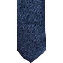 Armani Collezioni Men&#39;s Blue Silk Neck Tie Necktie Narrow Skinny Made Italy - £10.96 GBP
