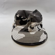 Military BDU Style Patrol Combat Cap Hat White Winter Camo Sz Large 7 1/2 - $9.23