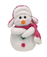 Ty Beanie Babies Ms Snow with Pink Scarf and Hat Snowman MWMT Collectibl... - £8.12 GBP