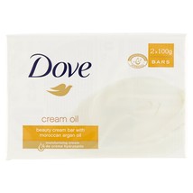 Dove: &quot;Cream Oil Beauty Cream Bar with Moroccan Argan Oil * 3.5 Ounces (... - $19.99