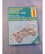 Haynes Repair Manual 449 Chevrolet Chevette - Pontiac T1000  1976-1987 - $6.78 CAD